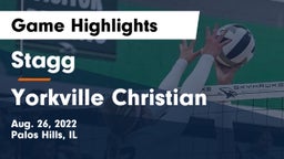 Stagg  vs Yorkville Christian  Game Highlights - Aug. 26, 2022