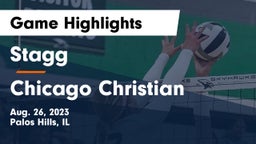 Stagg  vs Chicago Christian  Game Highlights - Aug. 26, 2023