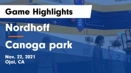 Nordhoff  vs Canoga park Game Highlights - Nov. 22, 2021