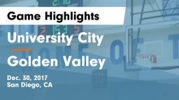 University City  vs Golden Valley  Game Highlights - Dec. 30, 2017