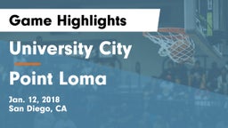 University City  vs Point Loma  Game Highlights - Jan. 12, 2018