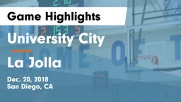 University City  vs La Jolla  Game Highlights - Dec. 20, 2018