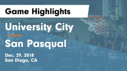 University City  vs San Pasqual  Game Highlights - Dec. 29, 2018