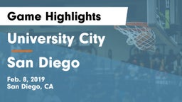 University City  vs San Diego  Game Highlights - Feb. 8, 2019