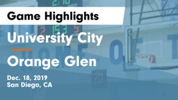 University City  vs Orange Glen Game Highlights - Dec. 18, 2019