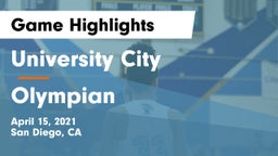 University City  vs Olympian  Game Highlights - April 15, 2021