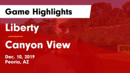 Liberty  vs Canyon View Game Highlights - Dec. 10, 2019