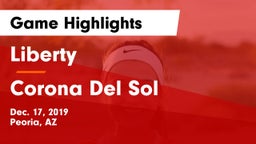 Liberty  vs Corona Del Sol Game Highlights - Dec. 17, 2019