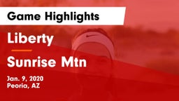 Liberty  vs Sunrise Mtn Game Highlights - Jan. 9, 2020