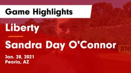Liberty  vs Sandra Day O'Connor  Game Highlights - Jan. 28, 2021
