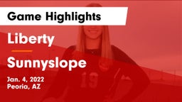 Liberty  vs Sunnyslope  Game Highlights - Jan. 4, 2022