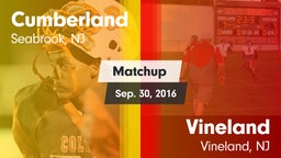 Matchup: Cumberland vs. Vineland  2016