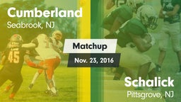 Matchup: Cumberland vs. Schalick  2016