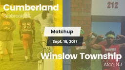 Matchup: Cumberland vs. Winslow Township  2017