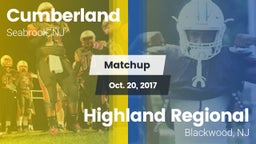 Matchup: Cumberland vs. Highland Regional  2017