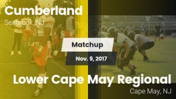 Matchup: Cumberland vs. Lower Cape May Regional  2017