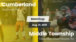 Matchup: Cumberland vs. Middle Township  2018