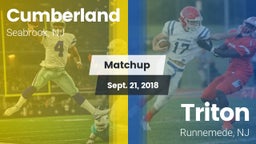 Matchup: Cumberland vs. Triton  2018