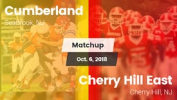 Matchup: Cumberland vs. Cherry Hill East  2018