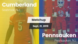 Matchup: Cumberland vs. Pennsauken  2019