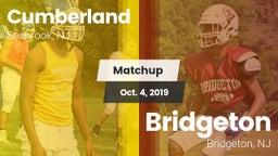 Matchup: Cumberland vs. Bridgeton  2019
