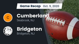 Recap: Cumberland  vs. Bridgeton  2020