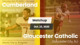 Matchup: Cumberland vs. Gloucester Catholic  2020