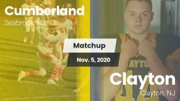 Matchup: Cumberland vs. Clayton  2020