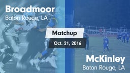 Matchup: Broadmoor vs. McKinley  2016