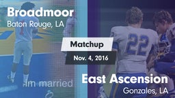 Matchup: Broadmoor vs. East Ascension  2016