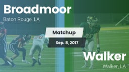 Matchup: Broadmoor vs. Walker  2017