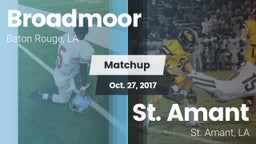 Matchup: Broadmoor vs. St. Amant  2017