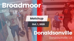 Matchup: Broadmoor vs. Donaldsonville  2020