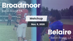 Matchup: Broadmoor vs. Belaire  2020