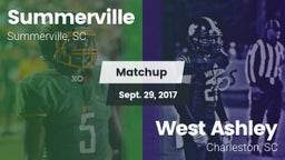 Matchup: Summerville vs. West Ashley  2017