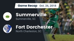 Recap: Summerville  vs. Fort Dorchester  2018