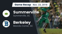 Recap: Summerville  vs. Berkeley  2018