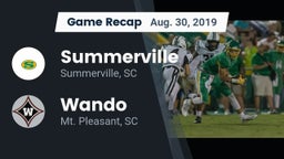 Recap: Summerville  vs. Wando  2019