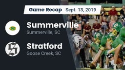 Recap: Summerville  vs. Stratford  2019