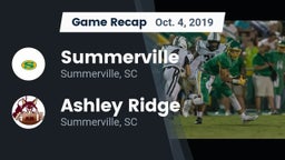 Recap: Summerville  vs. Ashley Ridge  2019