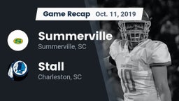 Recap: Summerville  vs. Stall  2019