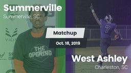 Matchup: Summerville vs. West Ashley  2019