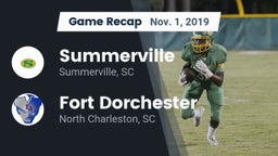 Recap: Summerville  vs. Fort Dorchester  2019