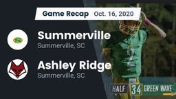 Recap: Summerville  vs. Ashley Ridge  2020