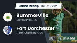 Recap: Summerville  vs. Fort Dorchester  2020