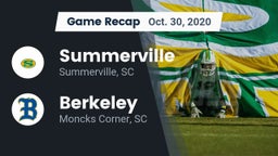Recap: Summerville  vs. Berkeley  2020