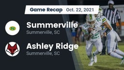 Recap: Summerville  vs. Ashley Ridge  2021