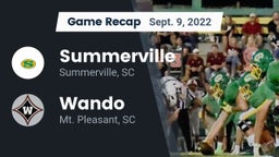 Recap: Summerville  vs. Wando  2022
