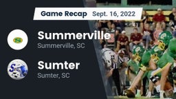 Recap: Summerville  vs. Sumter  2022