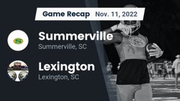 Recap: Summerville  vs. Lexington  2022